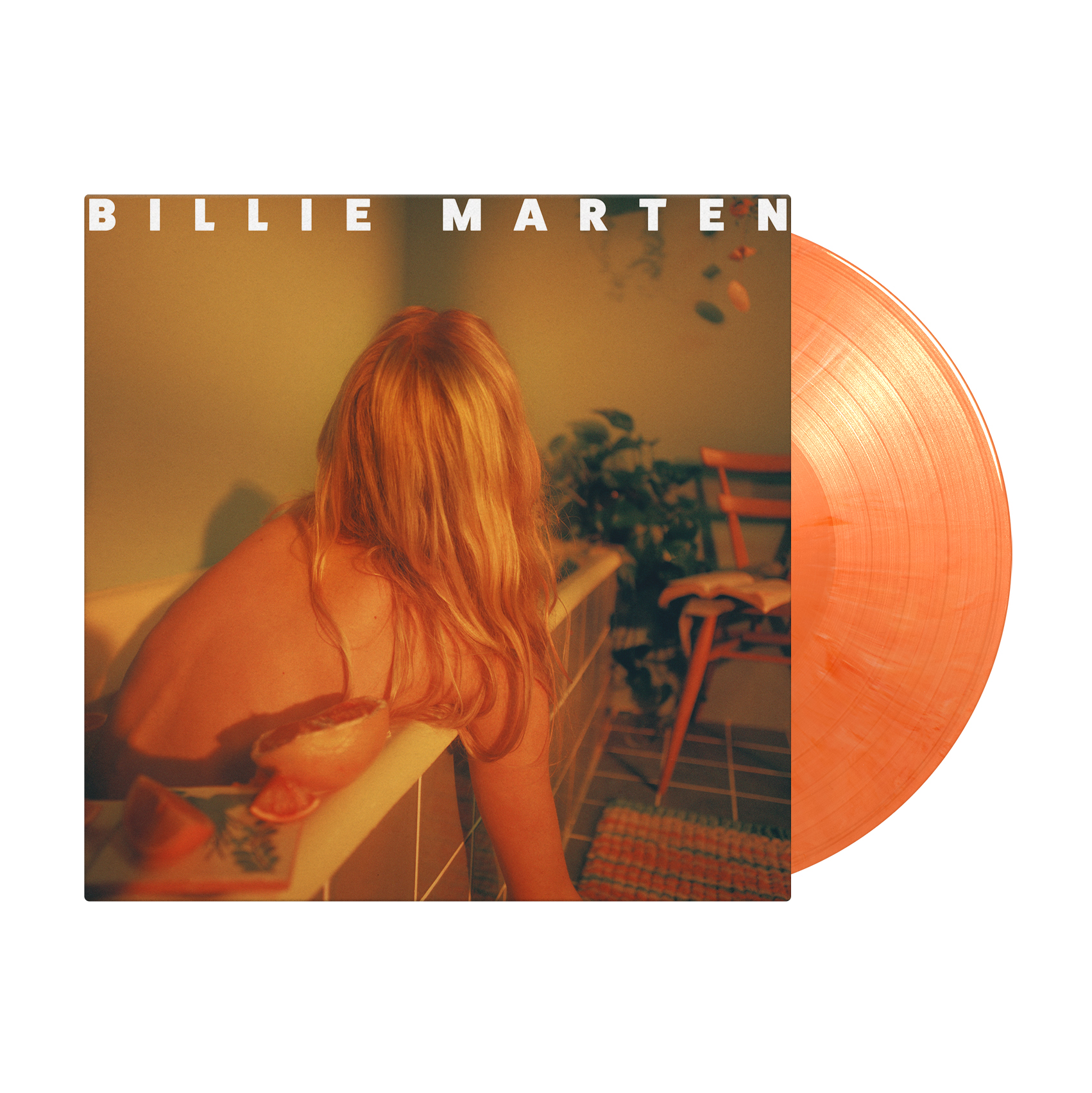 Feeding Seahorses By Hand: Limited Orange & White Marble Vinyl LP