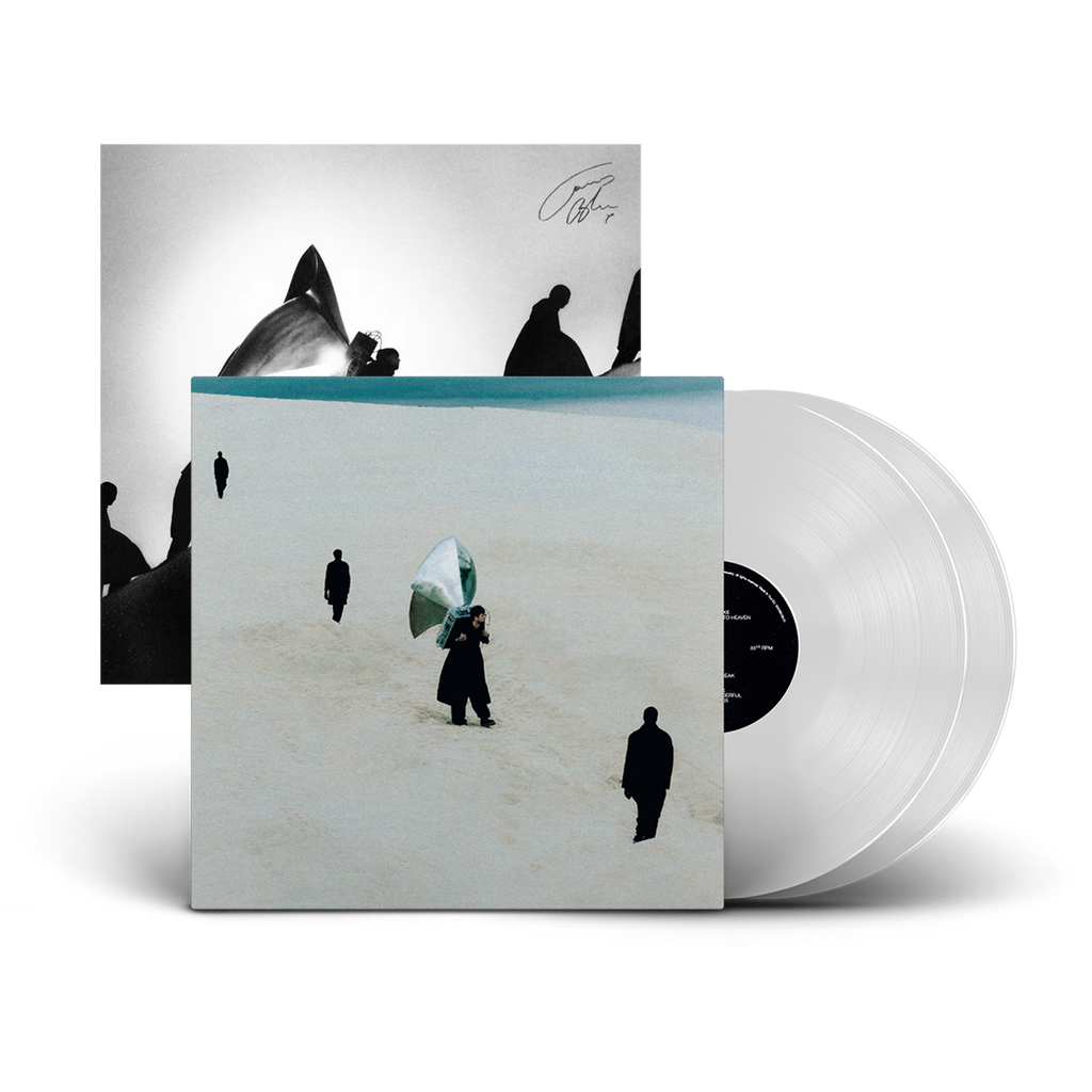 Playing Robots Into Heaven: Limited White Vinyl LP (w/ Bonus EP 12") + Signed Art Card