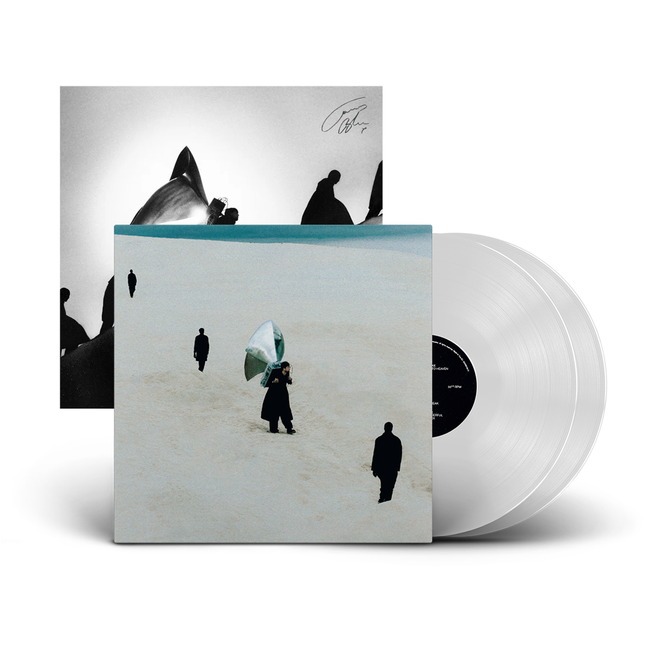 Playing Robots Into Heaven: Limited White Vinyl LP (w/ Bonus EP 12") + Signed Art Card