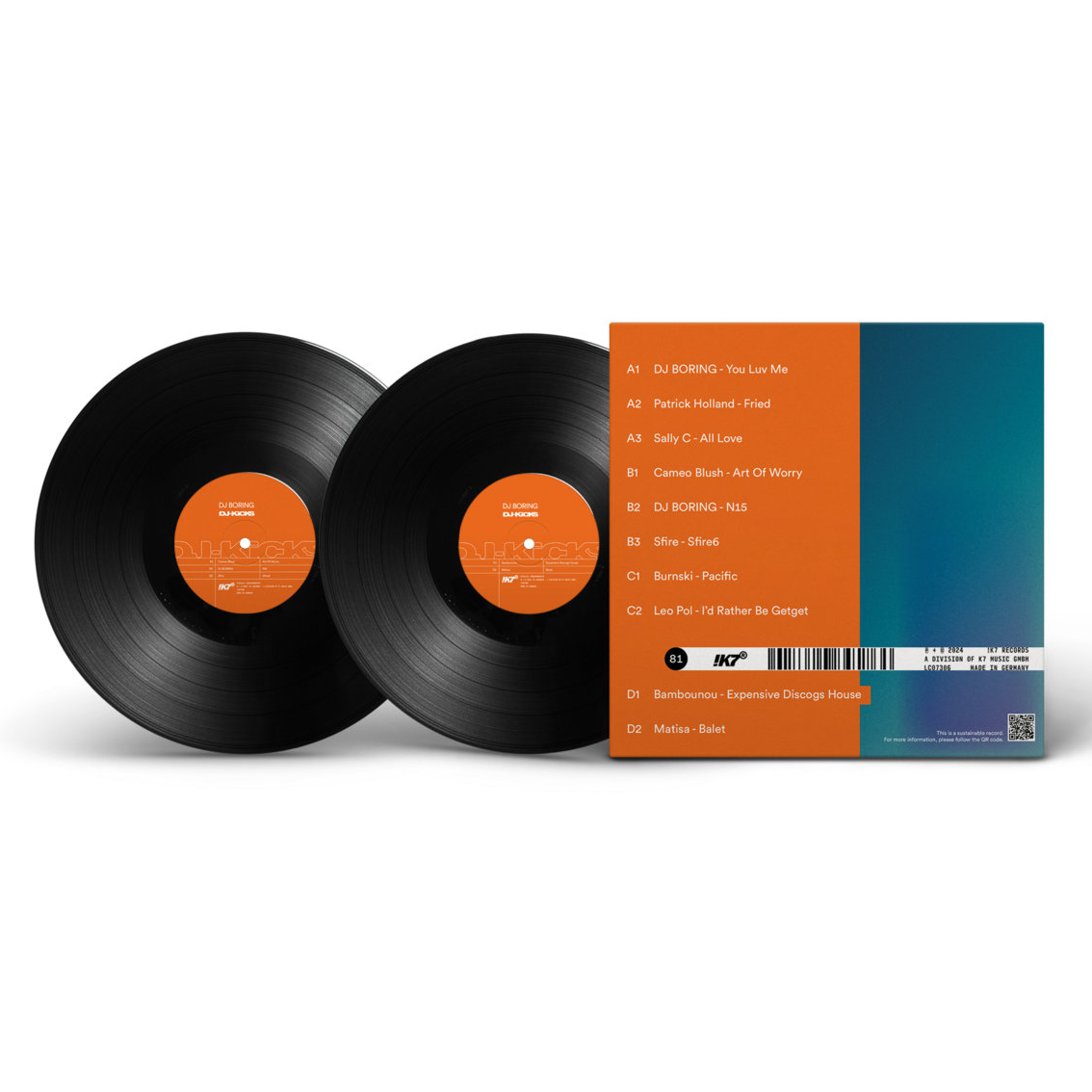 DJ-Kicks - DJ Boring: Vinyl 2LP