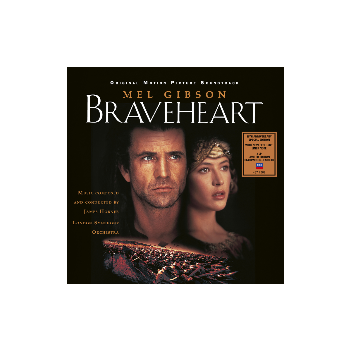 Braveheart (Original Motion Picture Soundtrack - 30th Anniversary Edition) - Blue Streak Vinyl