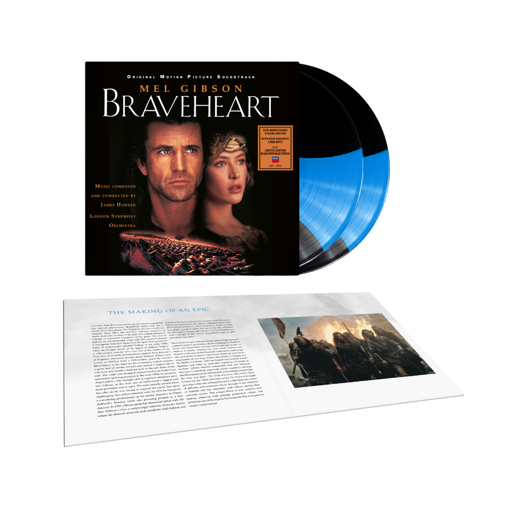 Braveheart (Original Motion Picture Soundtrack - 30th Anniversary Edition) - Blue Streak Vinyl