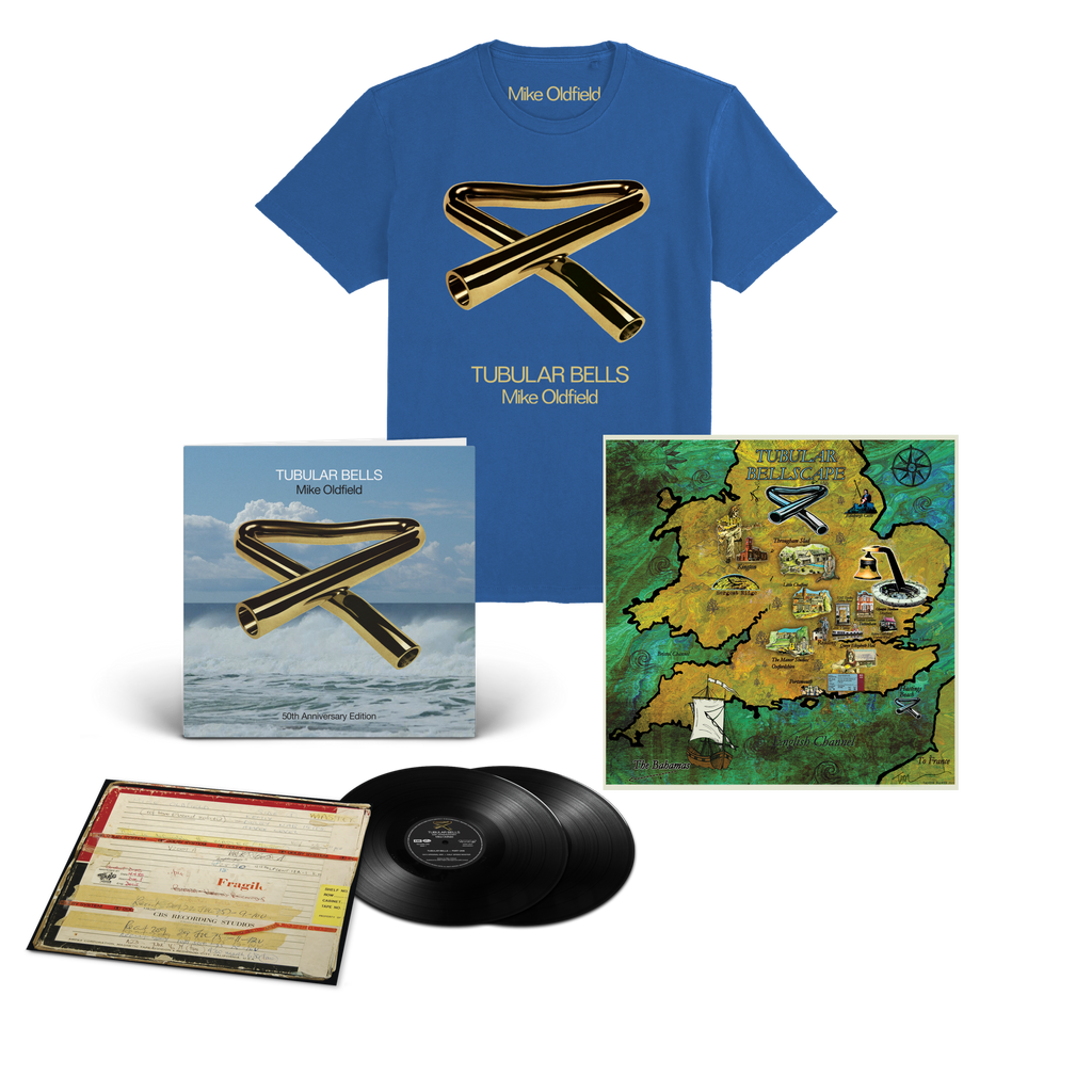 Tubular Bells (50th Anniversary Edition): Vinyl 2LP, Official Tubular Bellscape Print + Anniversary T-Shirt