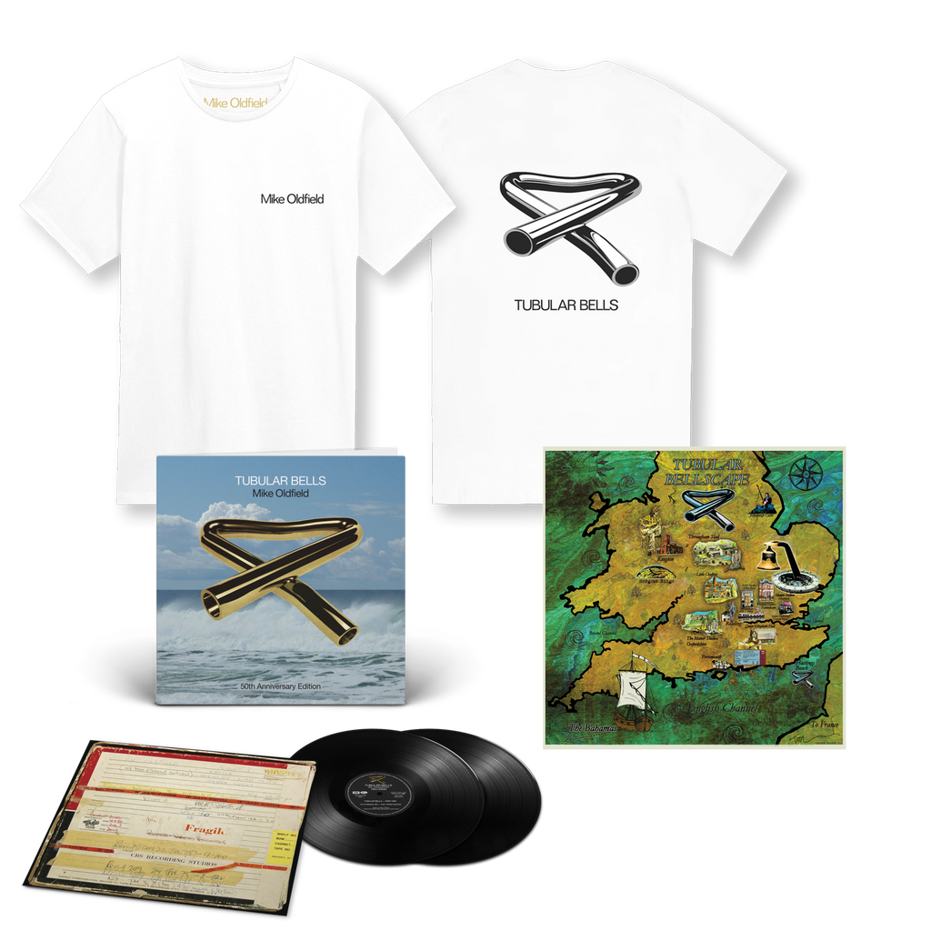 Tubular Bells (50th Anniversary Edition): Vinyl 2LP, Official Tubular Bellscape Print + Classic T-Shirt