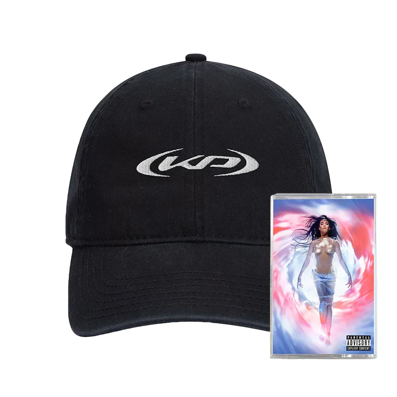 143: Cassette + KP Logo Black Cap