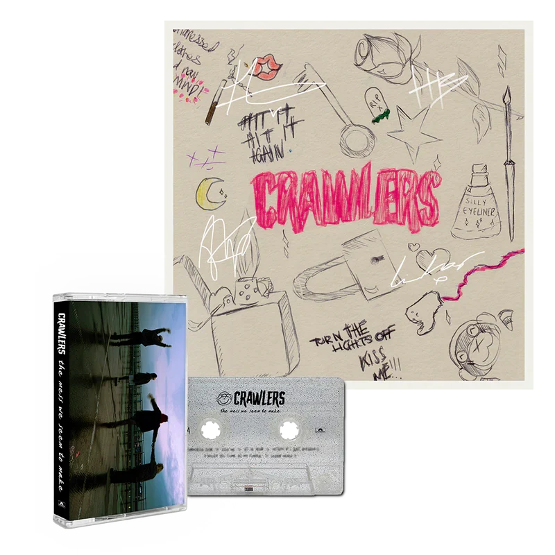 The Mess We Seem To Make: Silver Glitter Cassette + Signed Artcard