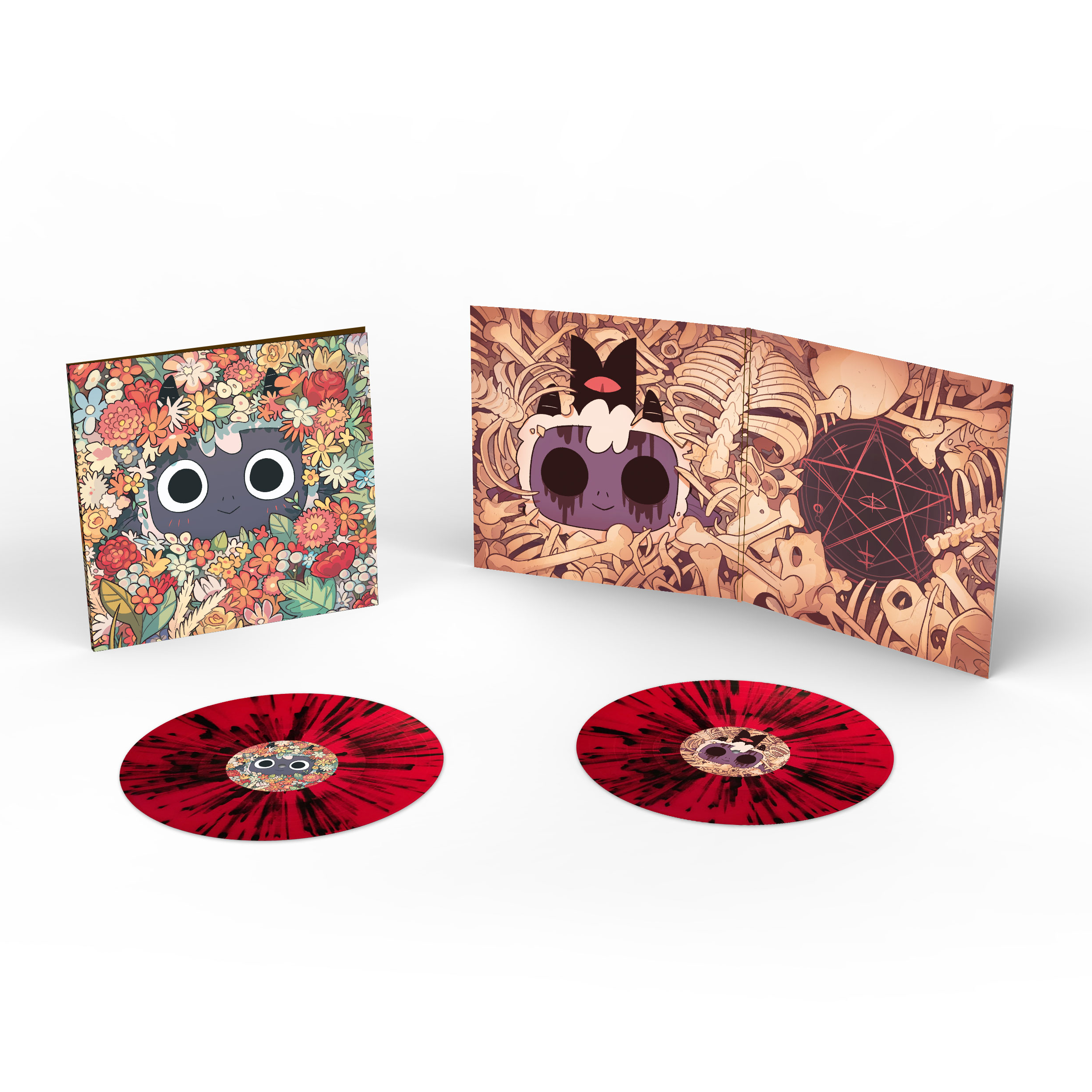 Cult of the Lamb (Original Soundtrack): Red & Black Splatter Vinyl 2LP