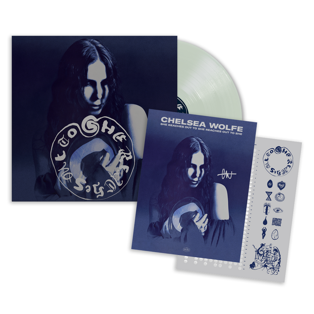 She Reaches Out To She Reaches Out To She: Limited Transparent Sea Green Vinyl LP + Signed Print