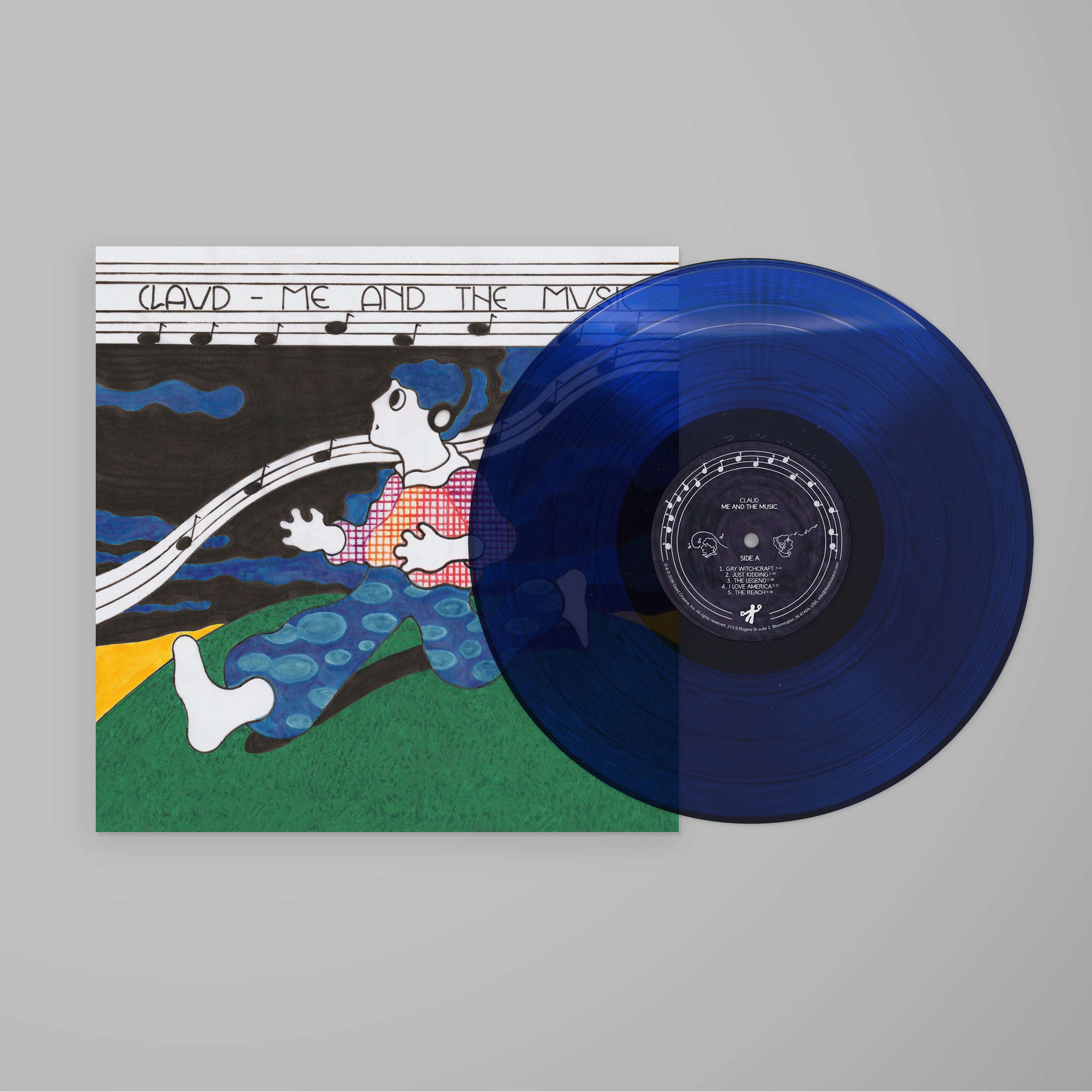 Me and the Music: Clear Cobalt Vinyl LP