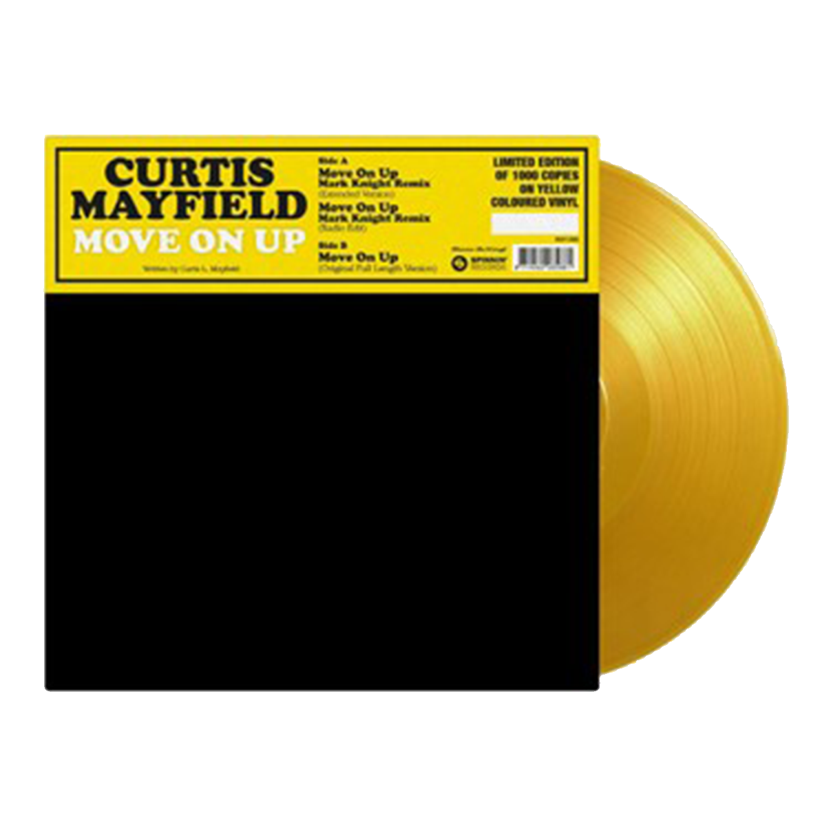 Move On Up: Limited Yellow Vinyl 12" Single