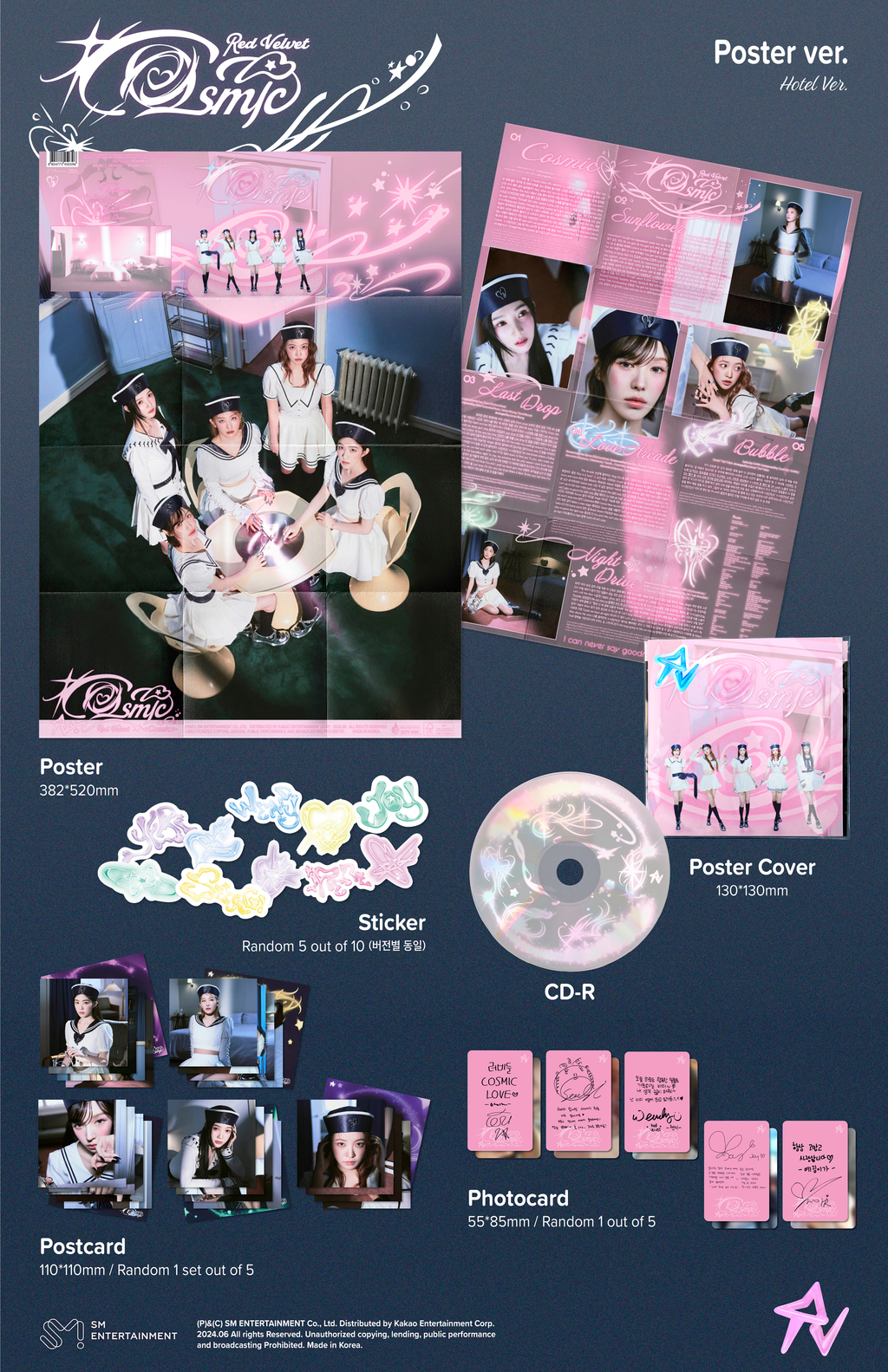 Cosmic: Hotel Poster Version CD