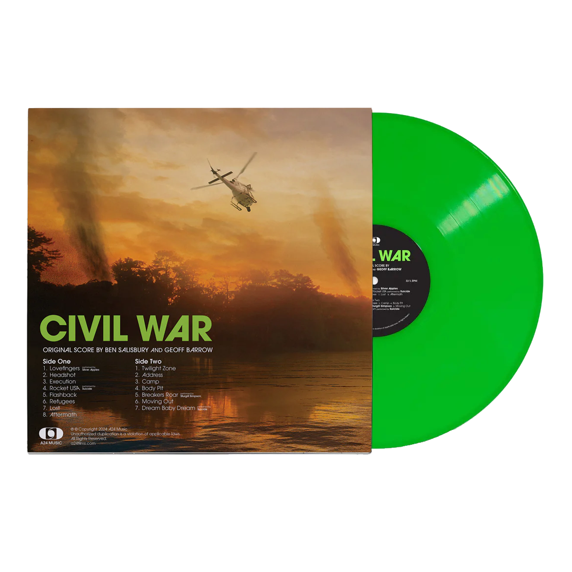 Civil War (Original Score): Limited Neon Green Vinyl LP