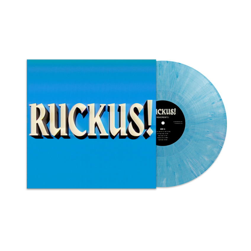 RUCKUS! Limited Blue + White Swirl Vinyl LP + Alternative Artwork
