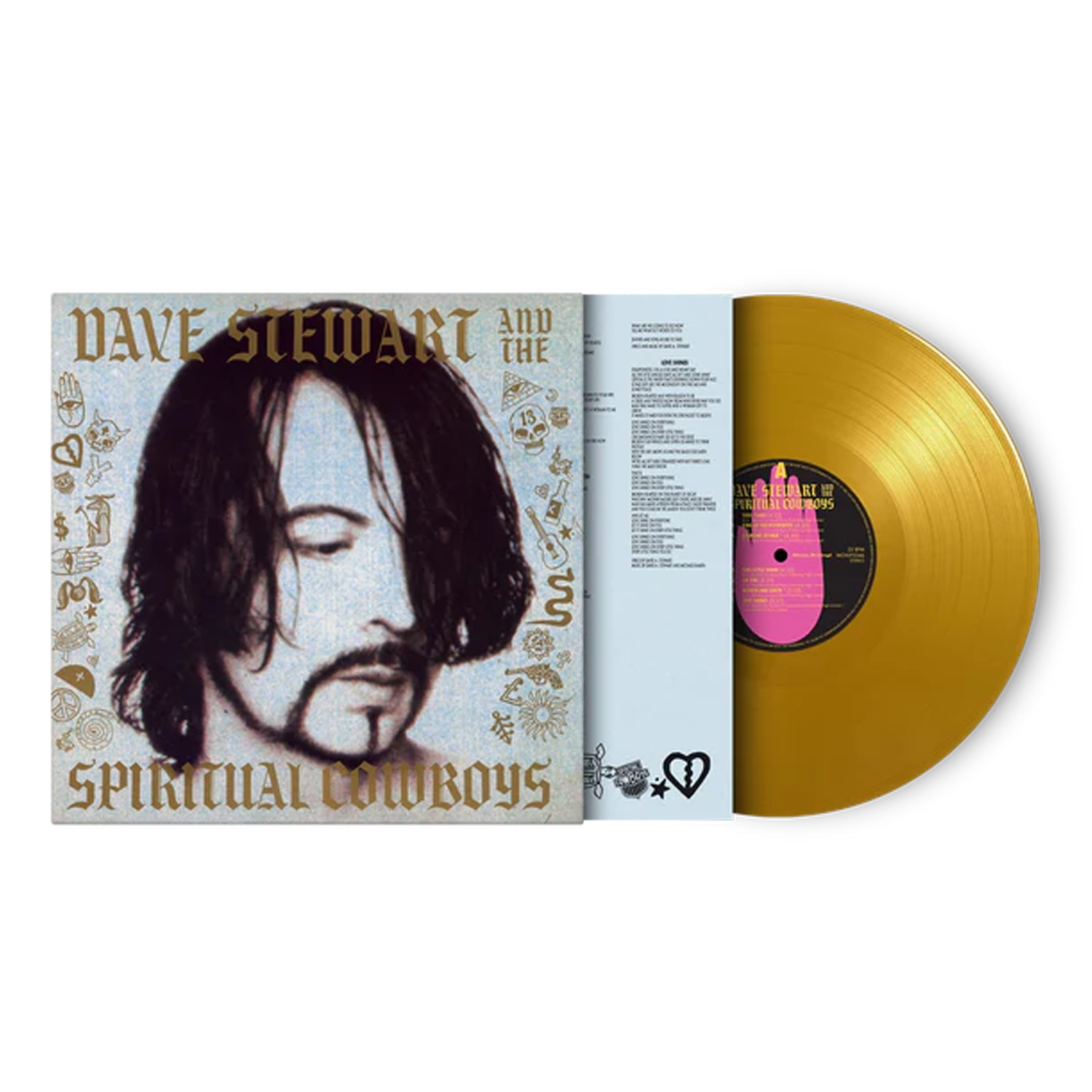 Dave Stewart and The Spiritual Cowboys: Limited Gold Vinyl LP