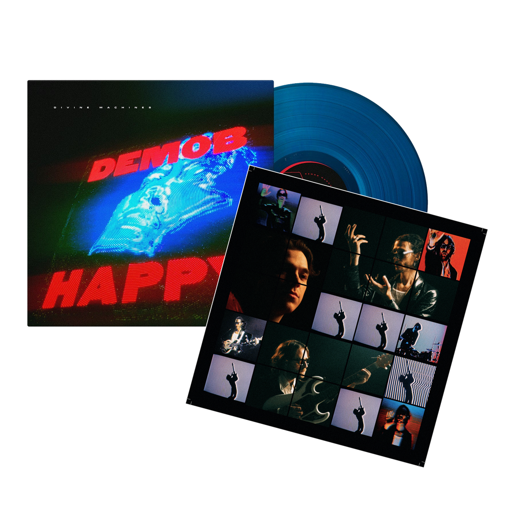 Divine Machines: Limited Transparent Blue Vinyl LP + Signed Print