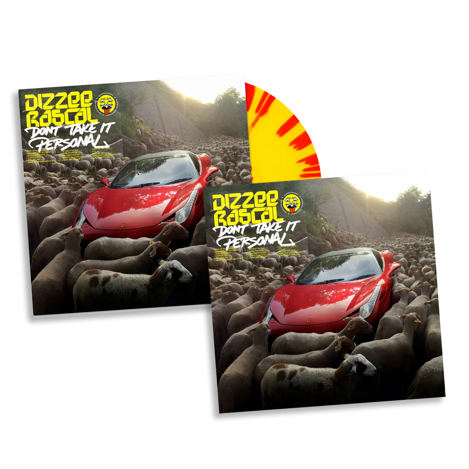 Don't Take It Personal: Limited Red/Yellow Splatter Vinyl LP + Signed Print