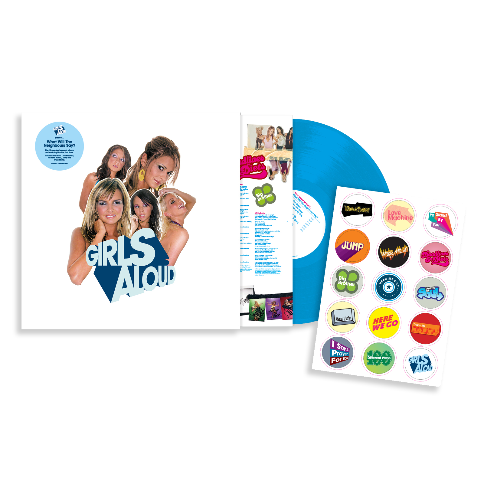 What Will The Neighbours Say (Deluxe Edition): Blue Vinyl LP + A4 Sticker Sheet