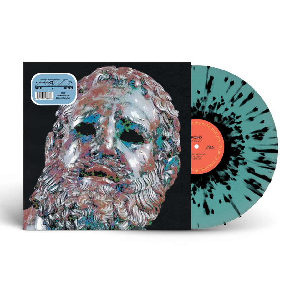 Foxing: Ice Blue w/ Black Splatter Vinyl 2LP