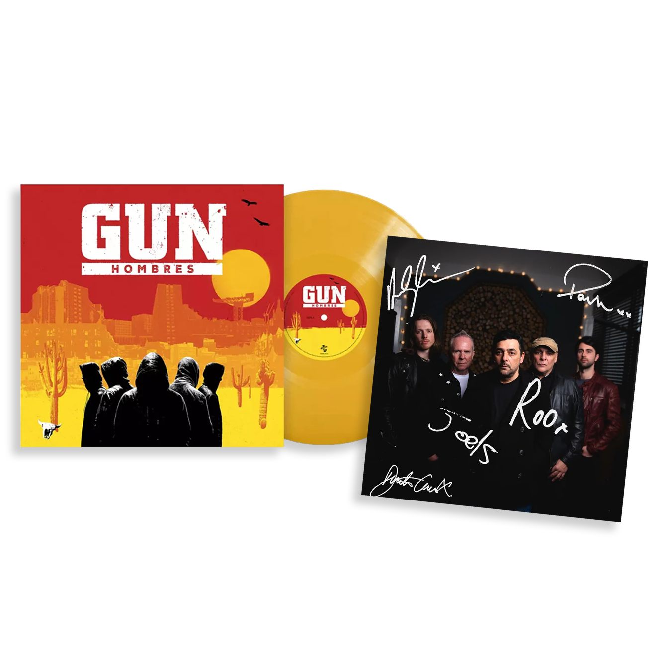 Hombres: Limited Orange Vinyl LP + Exclusive Signed Print