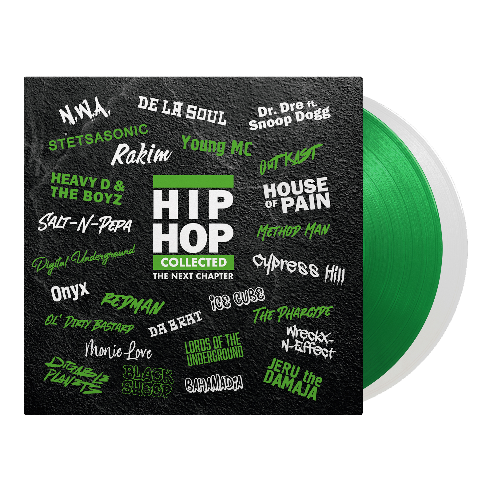 Hip Hop Collected - The Next Chapter: Limited Green/White Vinyl 2LP