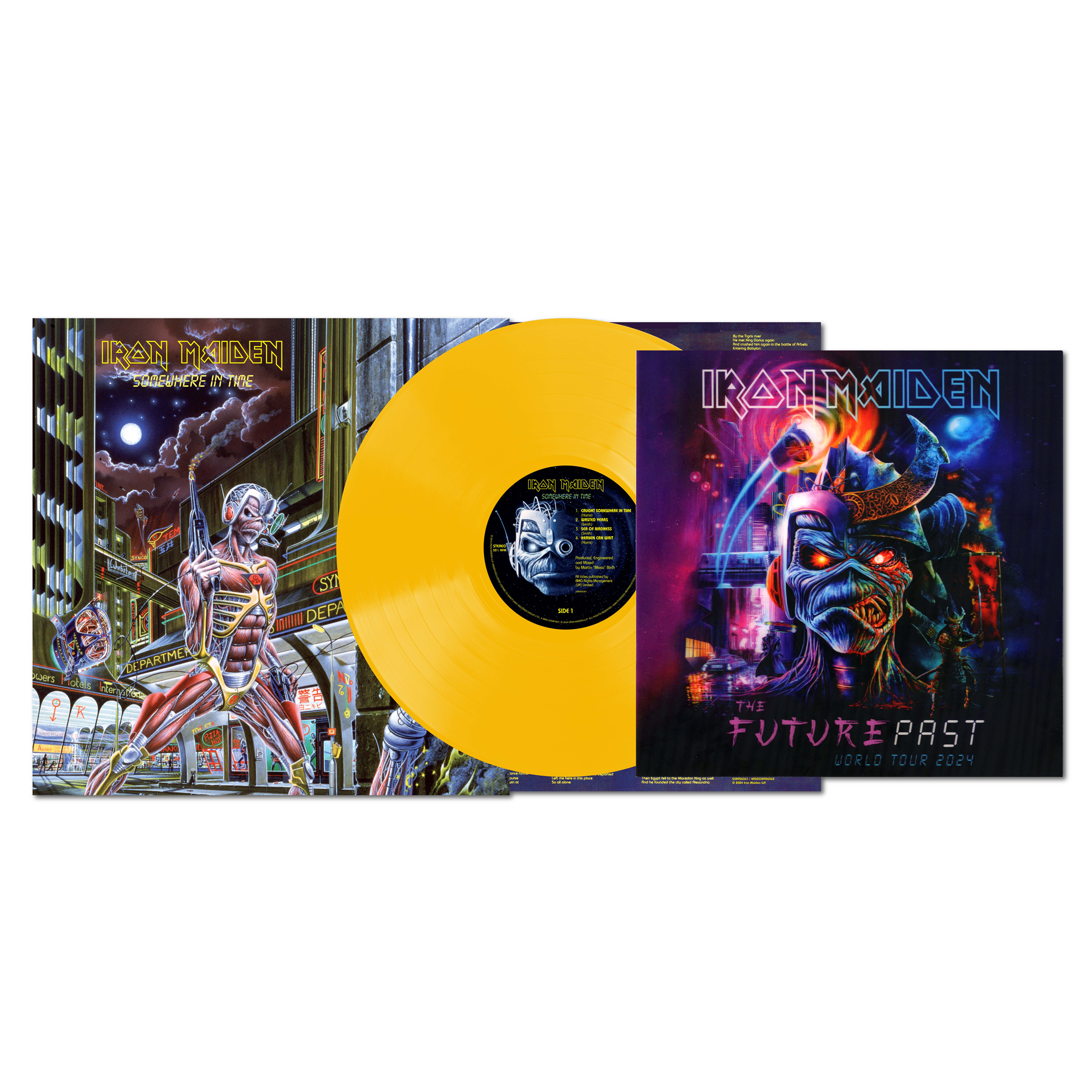 Somewhere In Time: Limited Yellow Vinyl LP w/ Tour Lenticular