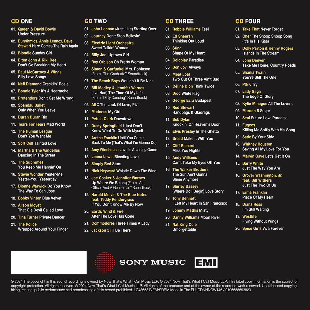 NOW That’s What I Call Unforgettable (4CD)