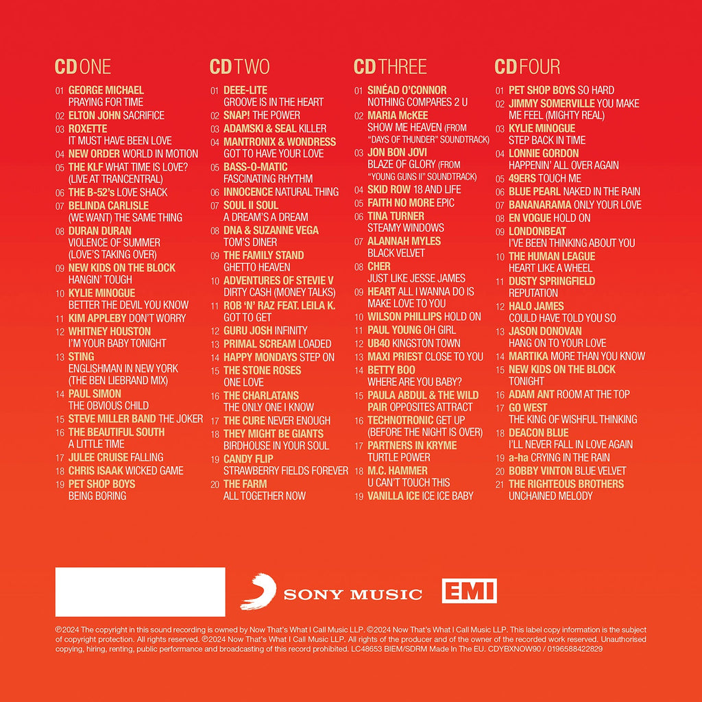 NOW – Yearbook 1990 (Special Edition 4CD)