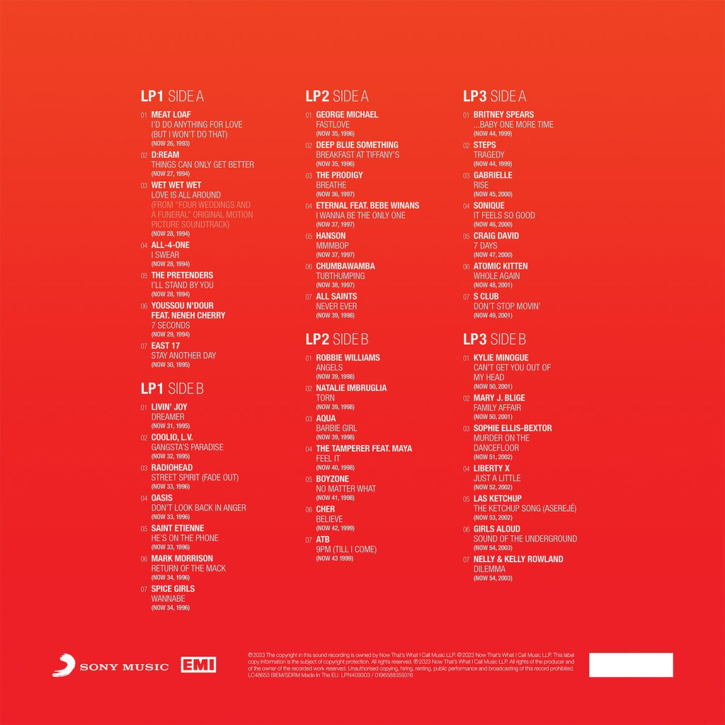 NOW That's What I Call 40 Years: Volume 2 - 1993-2003 (3LP)