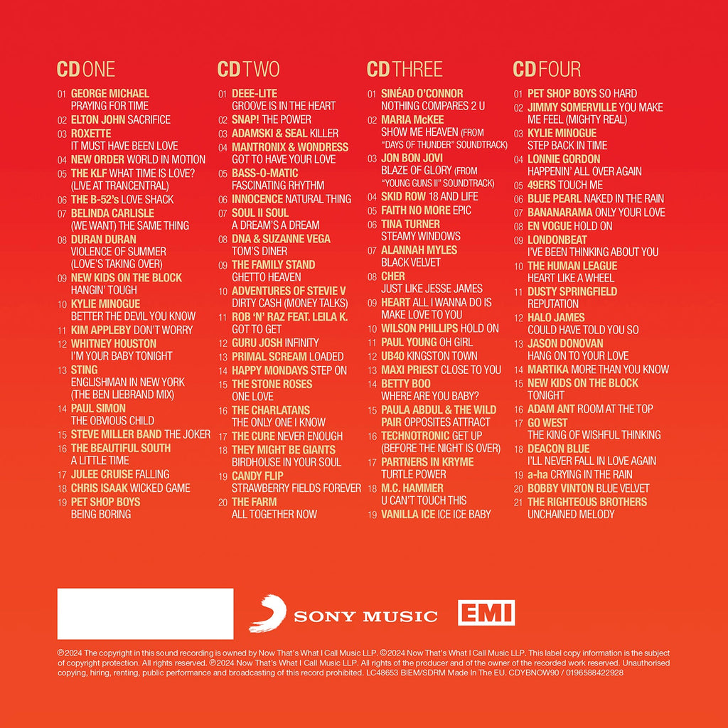 NOW – Yearbook 1990 (4CD)