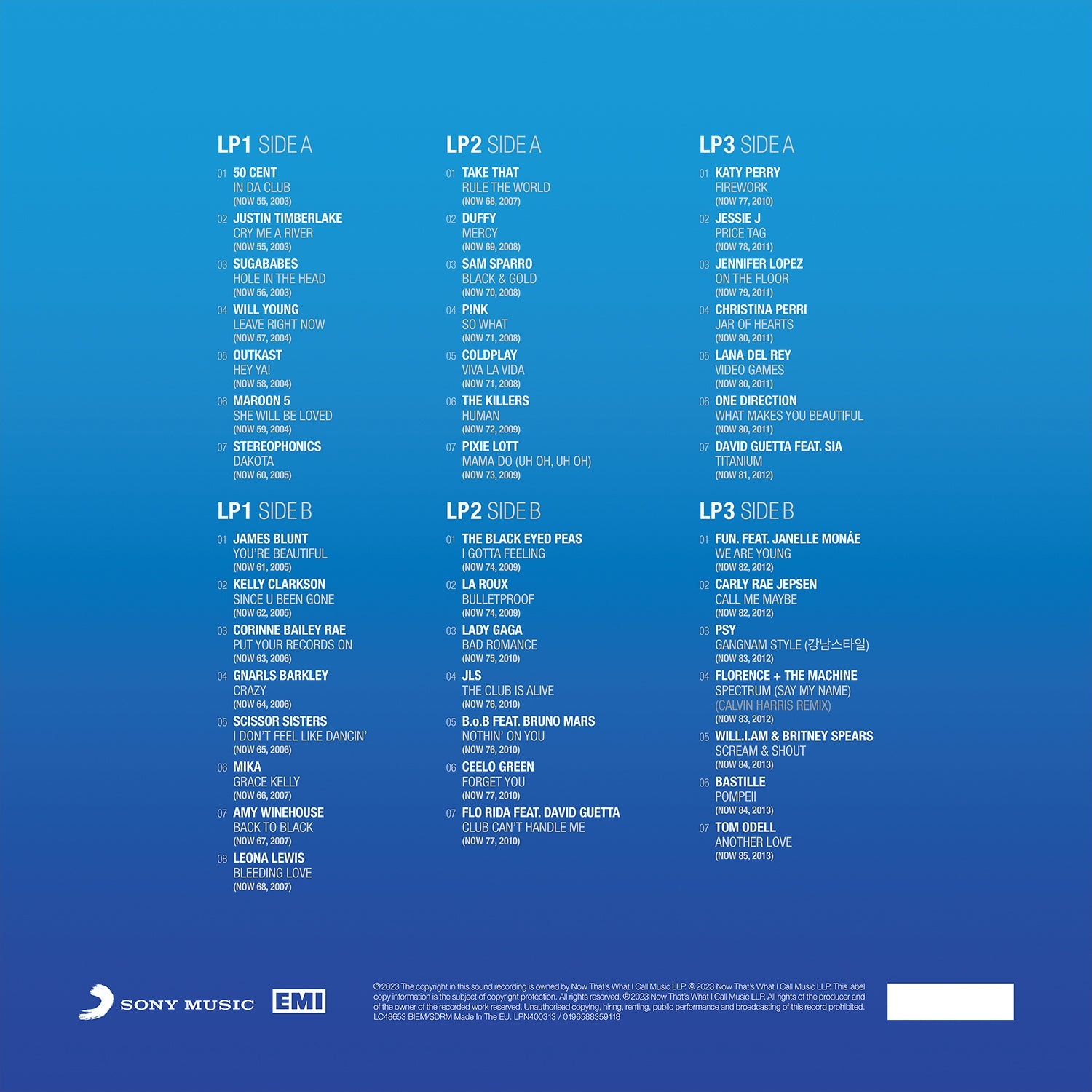 NOW That's What I Call 40 Years: Volume 3 - 2003-2013 (3LP)
