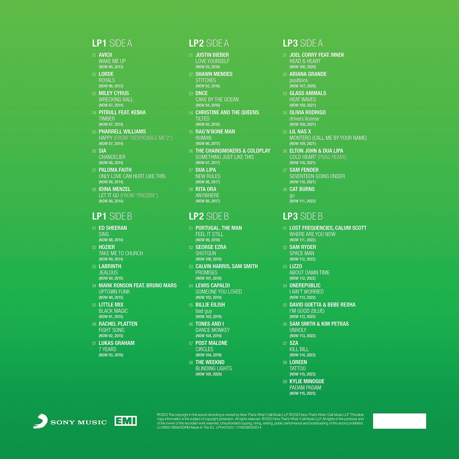 NOW That's What I Call 40 Years: Volume 4 - 2013-2023 (3LP)