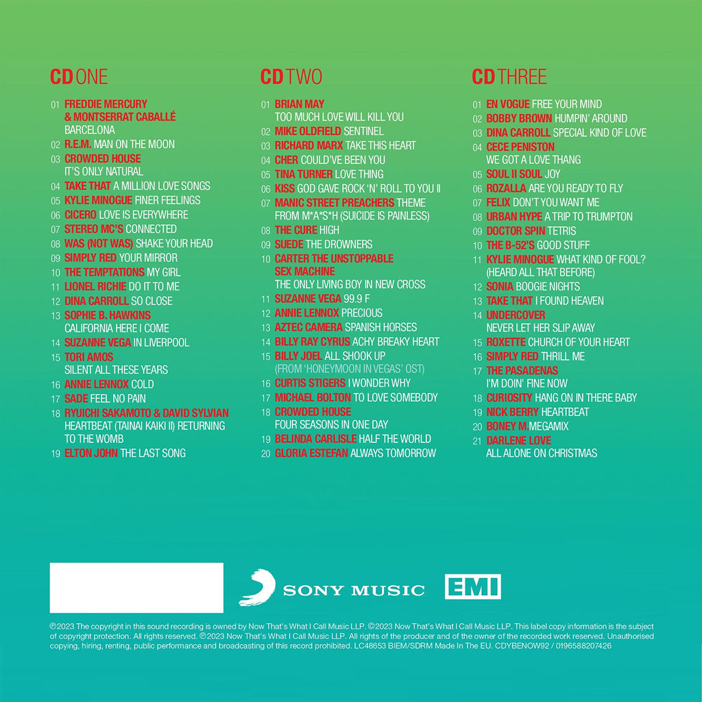 NOW – Yearbook Extra 1992 (3CD)