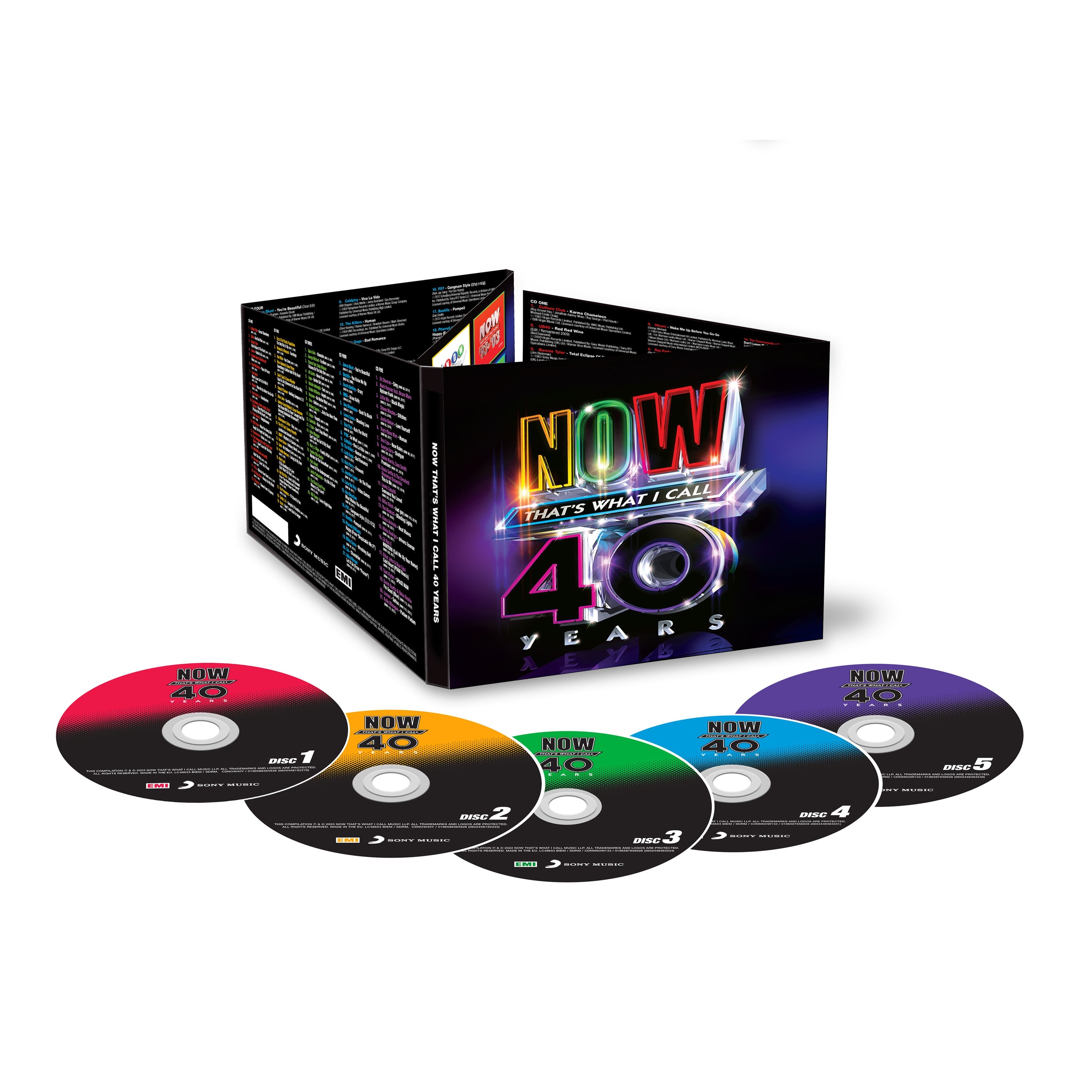 NOW That's What I Call 40 Years (5CD)