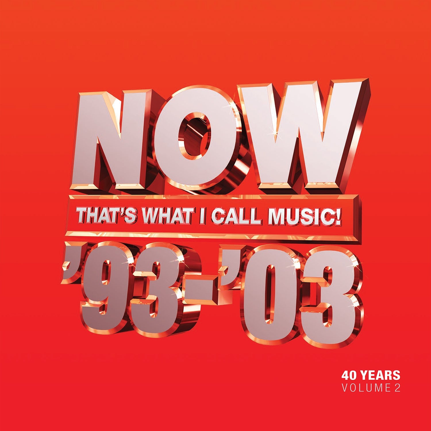 NOW That's What I Call 40 Years: Volume 2 - 1993-2003 (3CD)