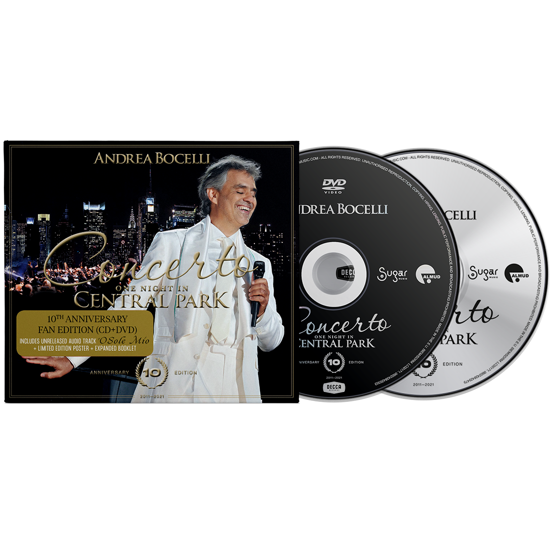 Concerto: One Night In Central Park - 10th Anniversary Edition CD + DVD