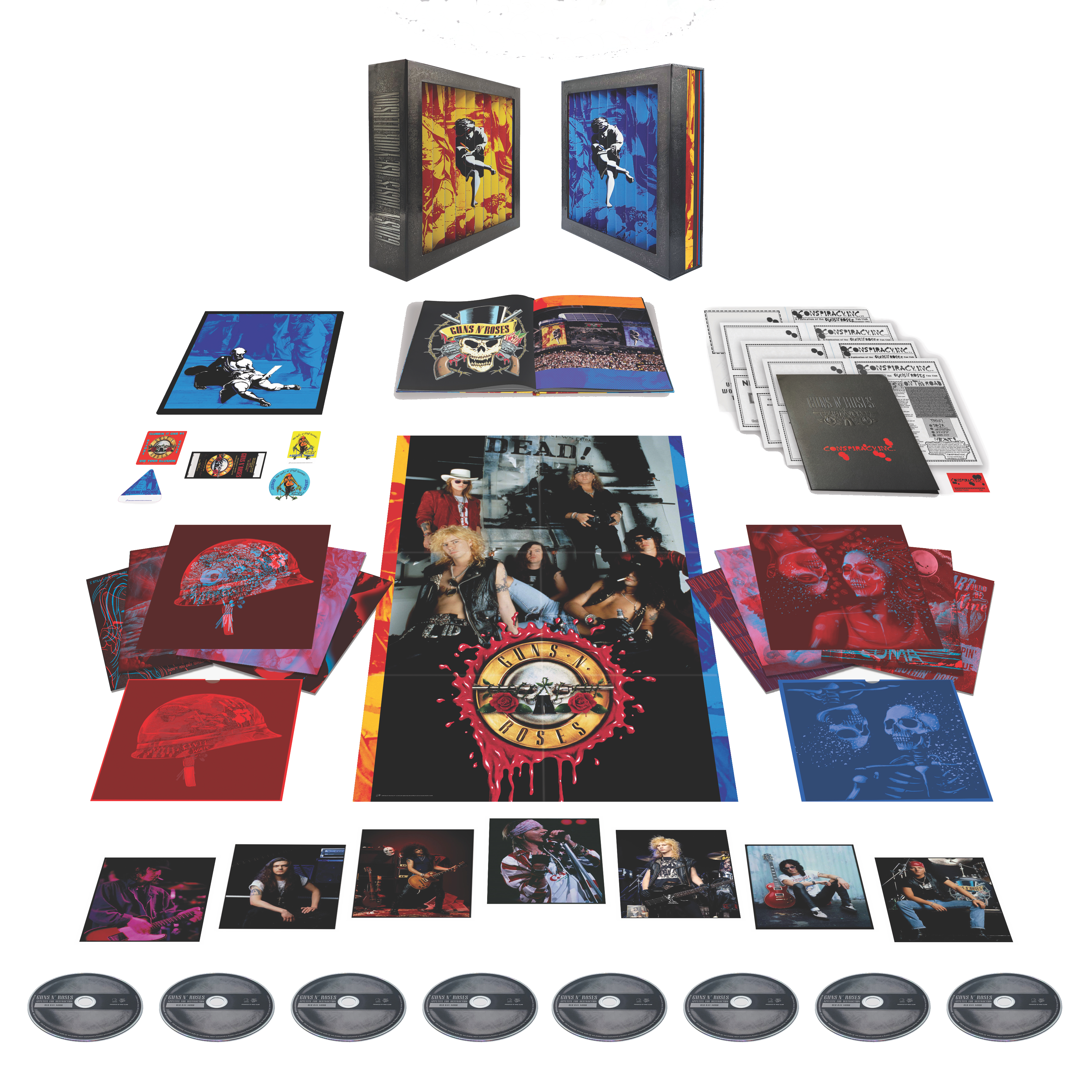 Use Your Illusion: Super Deluxe 7CD + Blu-Ray Box Set.