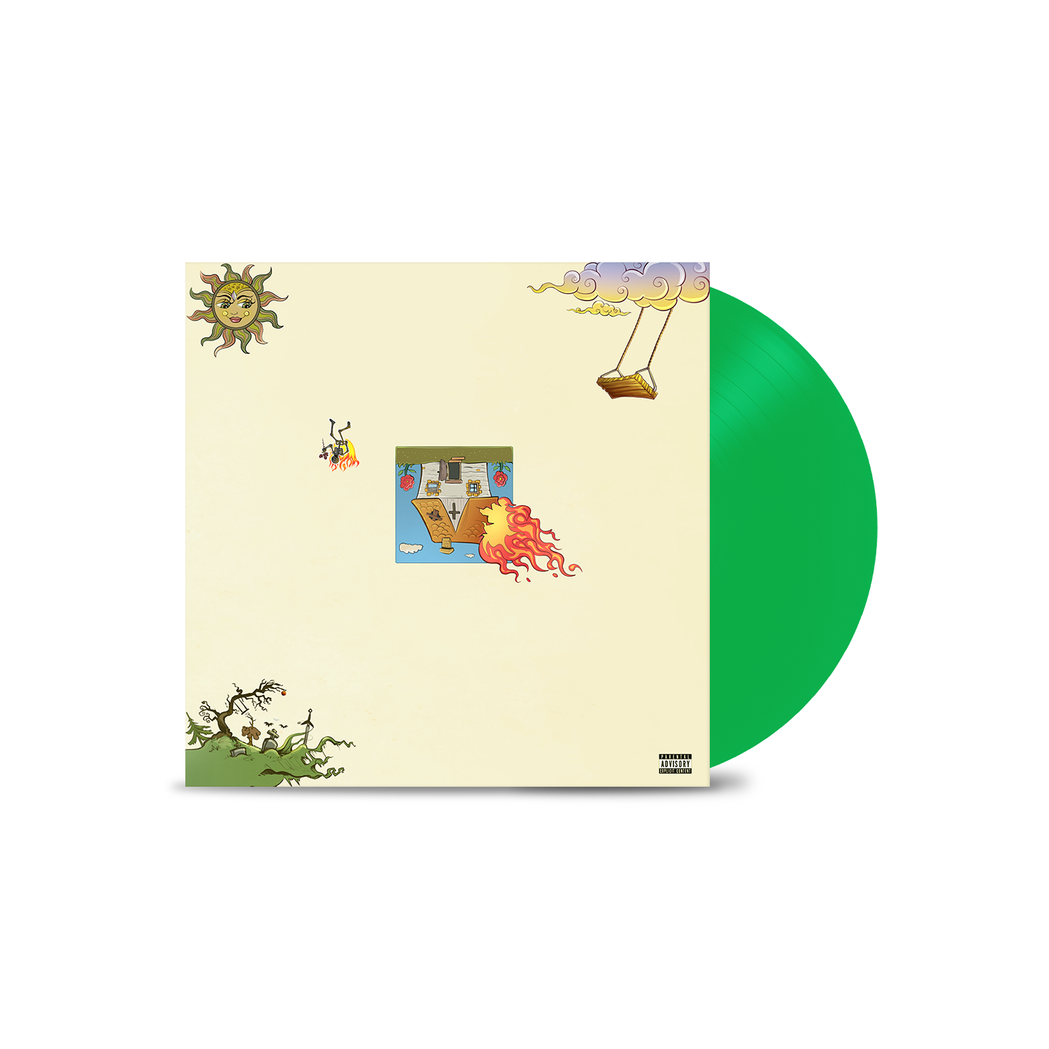 Rave and Roses: Green Vinyl LP