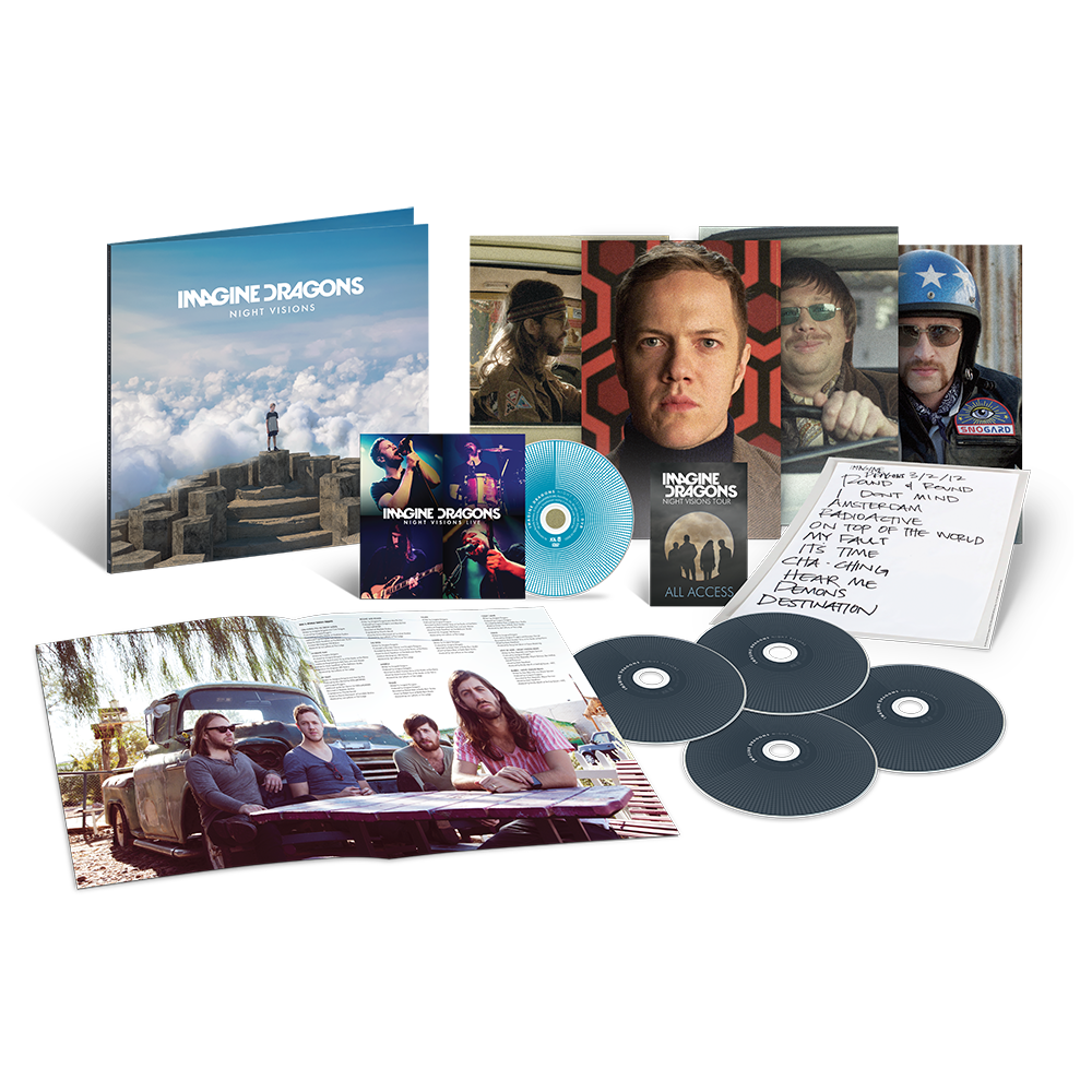 Night Visions - 10th Anniversary Edition: Super Deluxe 4CD + DVD Box Set