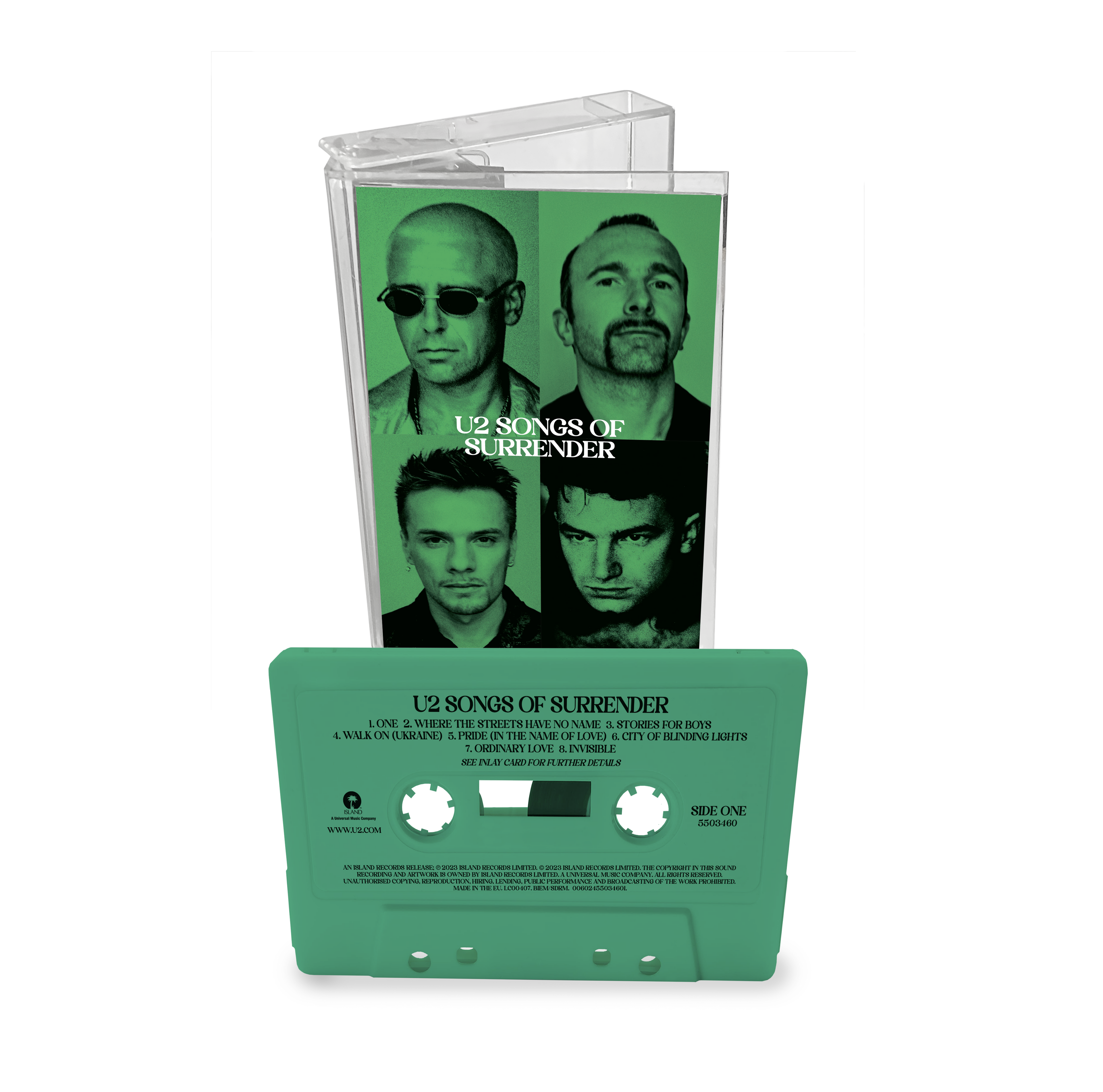 ‘Songs Of Surrender’ – Mint Green Cassette (Limited Edition)