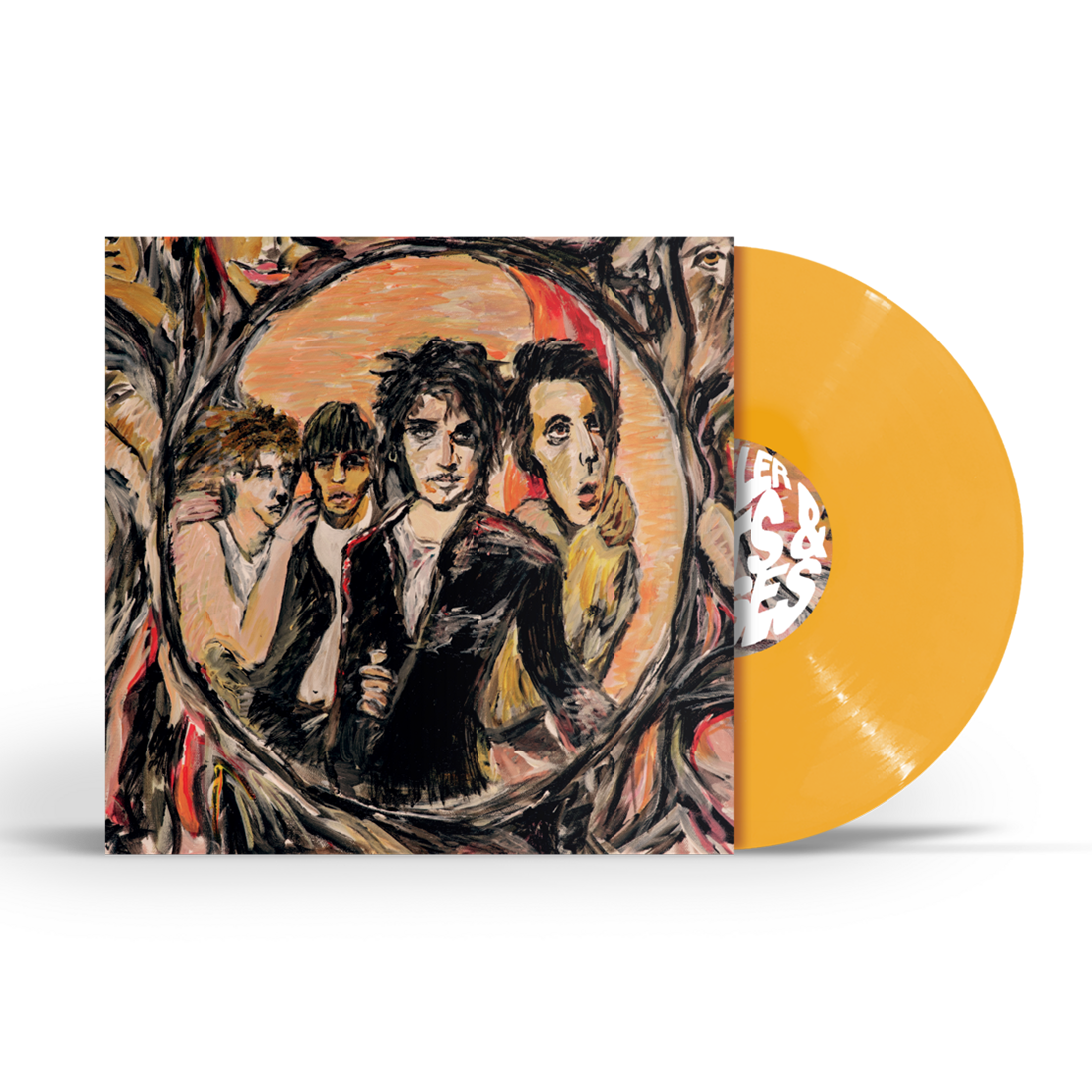 Cuts & Bruises Yellow Vinyl Alternative Sleeve Vinyl