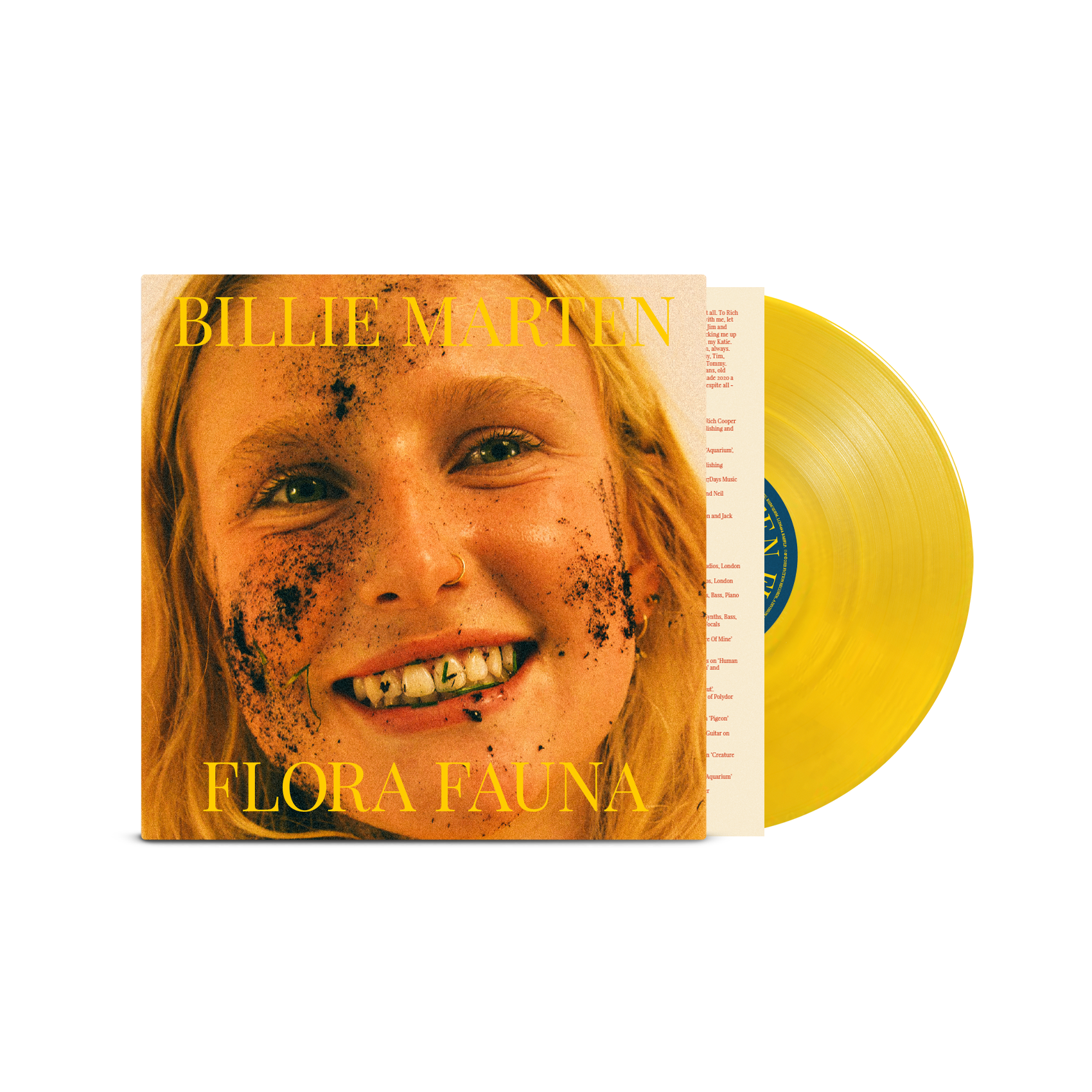 Flora Fauna: Transparent Sun Yellow Vinyl LP