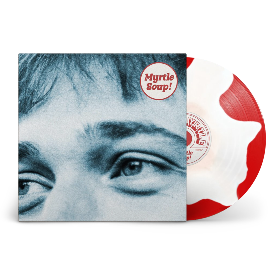 Myrtle Soup: Signed Exclusive Red + White Splodge Vinyl LP + A5 Lyric Booklet