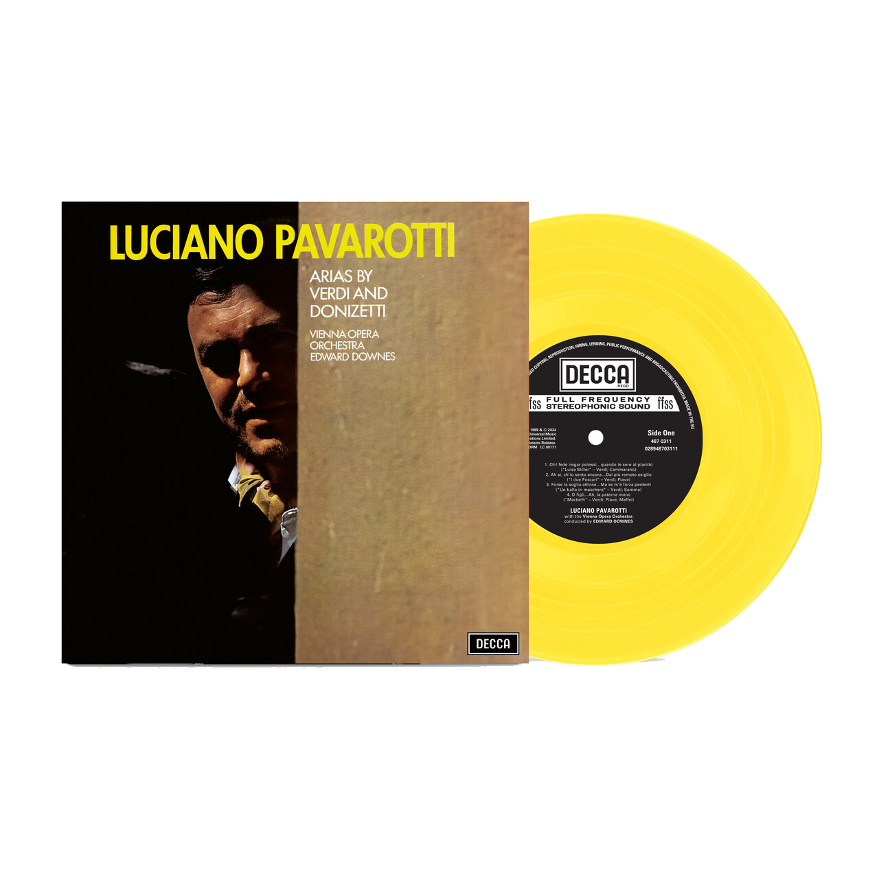 Arias by Verdi & Donizetti: Yellow Vinyl LP