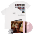 Something To Give Each Other: Exclusive Pink Vinyl LP, T-Shirt + Signed Post Card Bundle