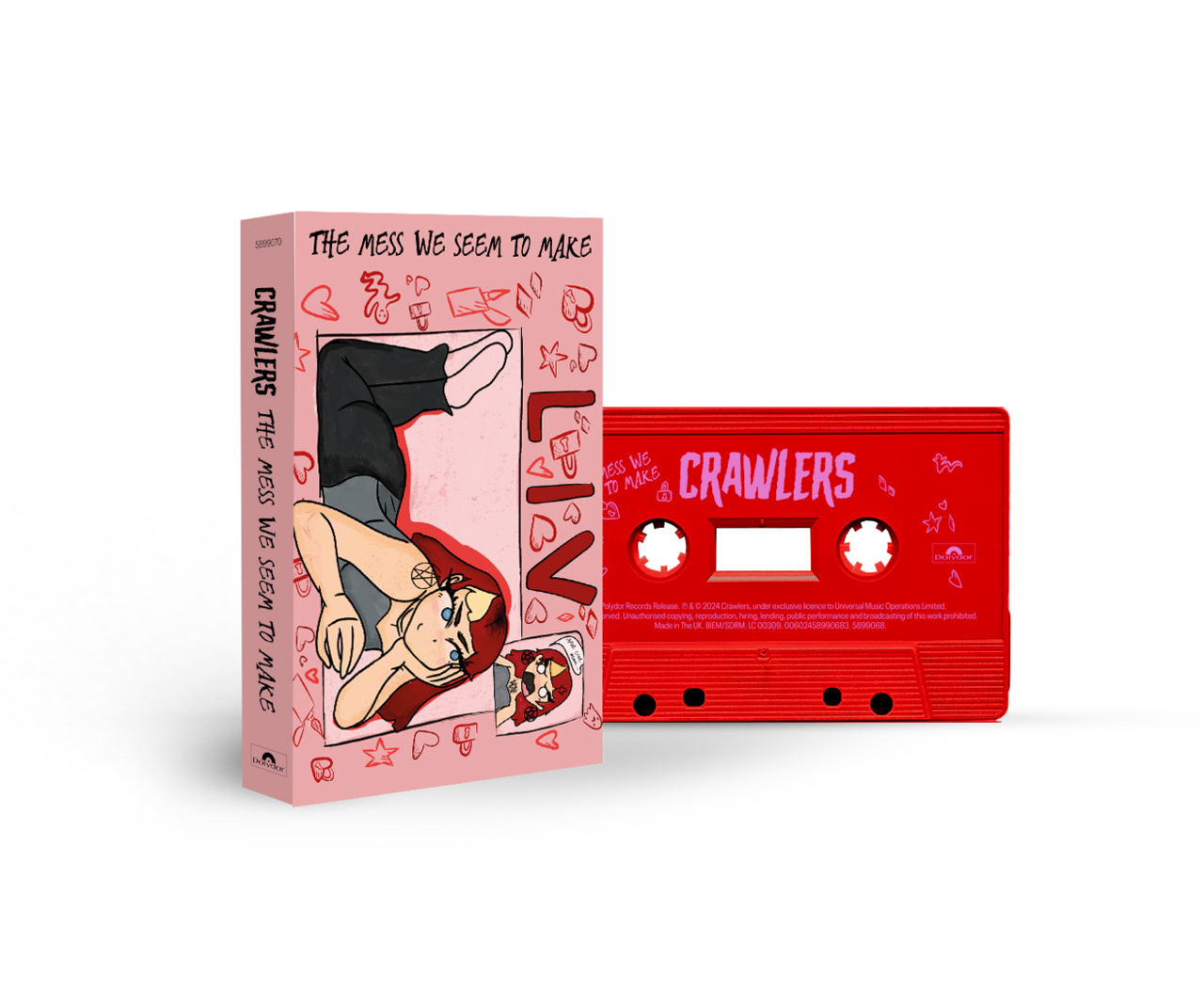 The Mess We Seem To Make: Cartoon Cassette Collection, Exclusive Picture Disc LP + Signed Artcard