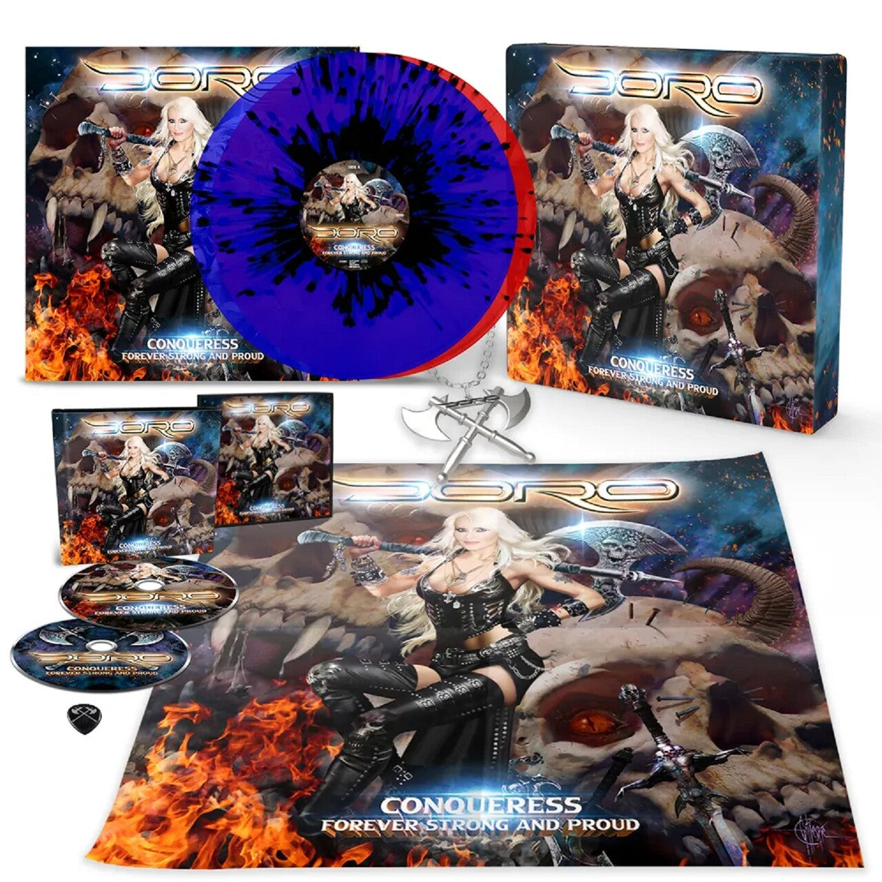 Conqueress - Forever Strong And Proud: Limited Edition Colour Vinyl Box Set