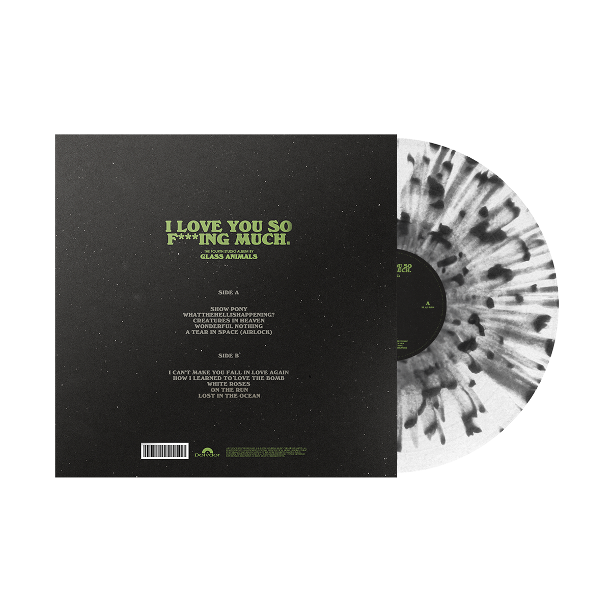 ILYSFM: Limited Edition Black and Clear Splatter Vinyl