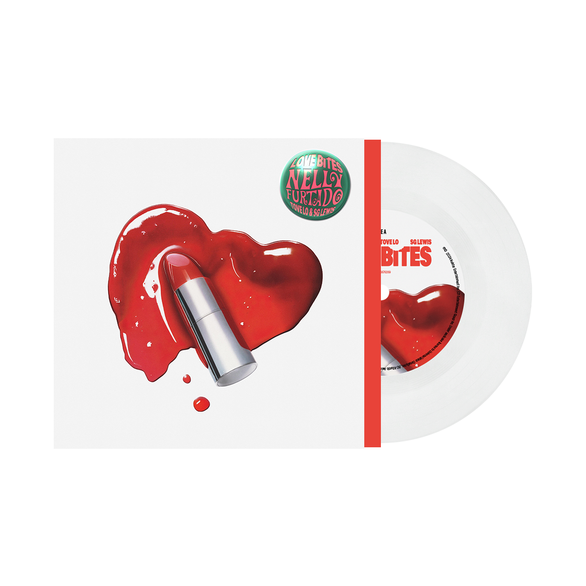 Nelly Furtado: Love Bites 7” White Vinyl