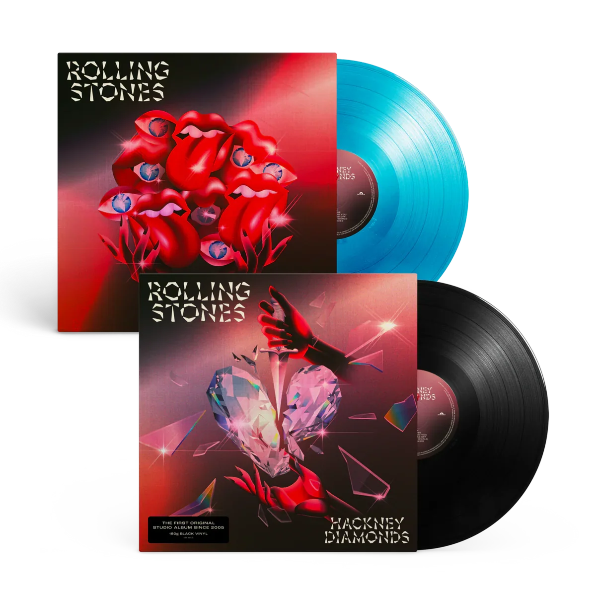 Hackney Diamonds: Limited Blue Vinyl LP + Black Vinyl LP