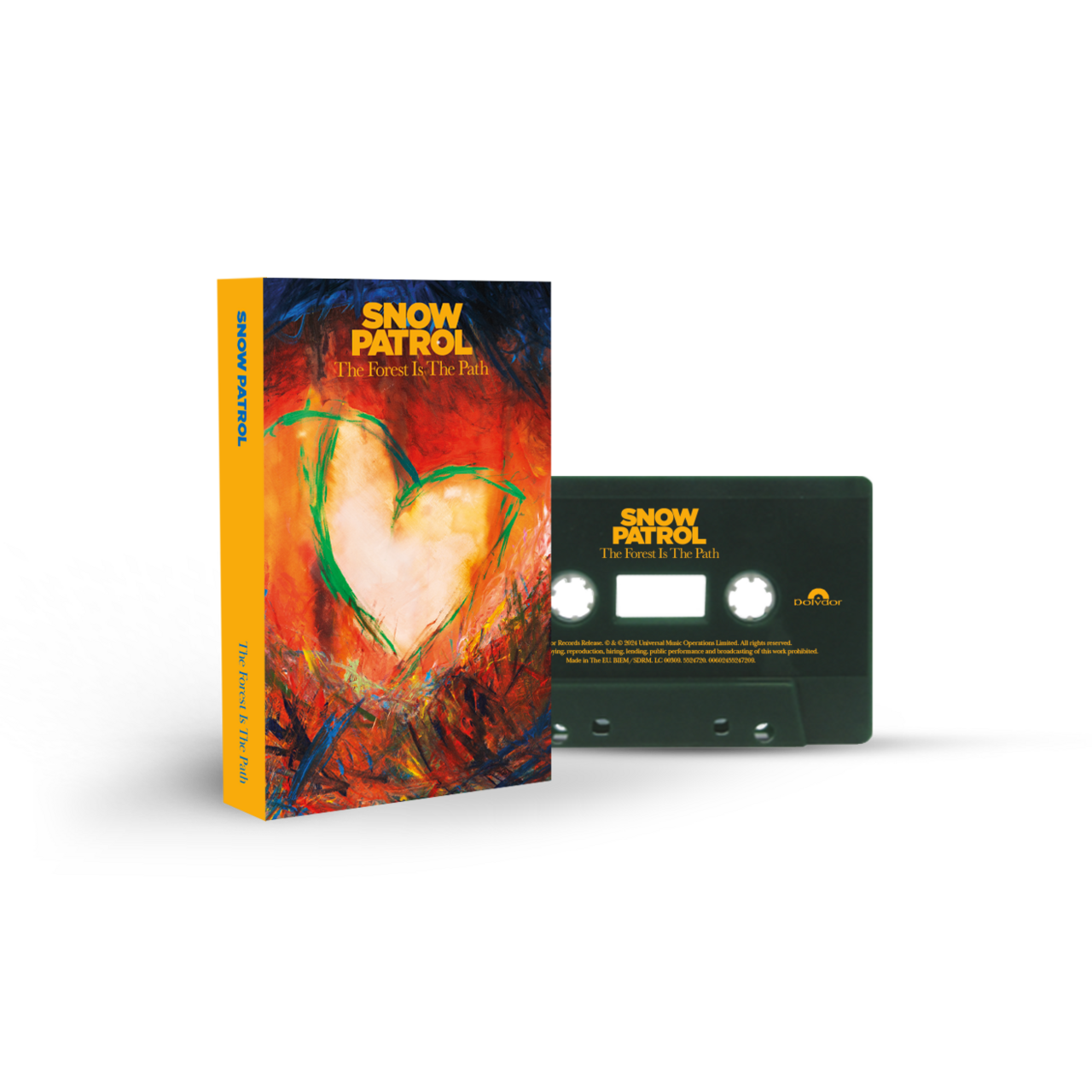 The Forest Is The Path Forest Green Cassette with Plantable Lyrics